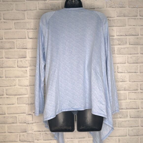Kim Rogers Intimates Ultra Soft Baby Blue Sleep Cardigan Wrap Size Small - Picture 3 of 4